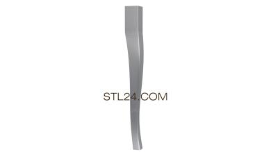 Ножки (NJ_0674) 3D модель для ЧПУ станка